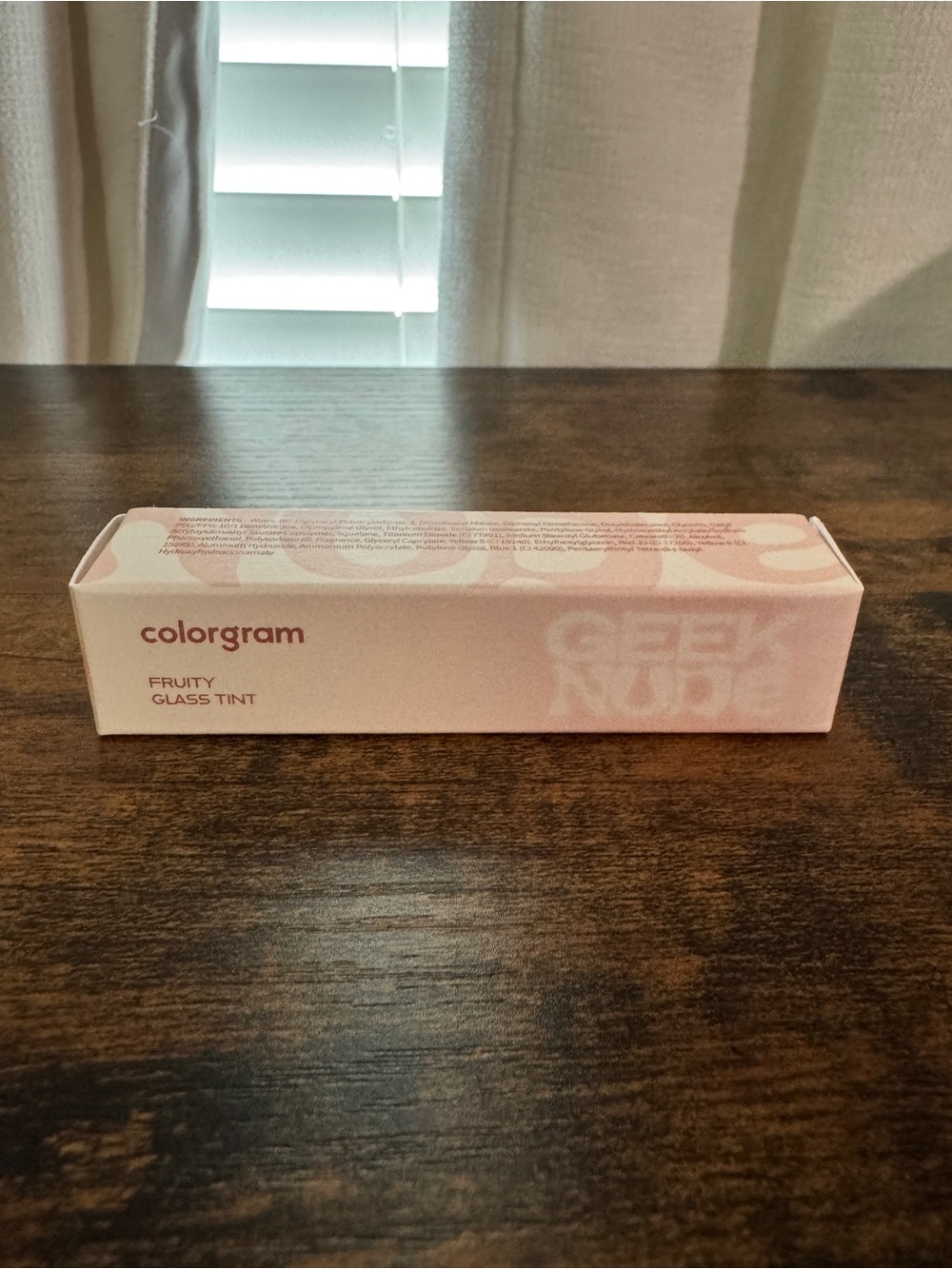Colorgram Fruity Glass Tint Geek Nude Shade 13 Shy Pear New in Box
